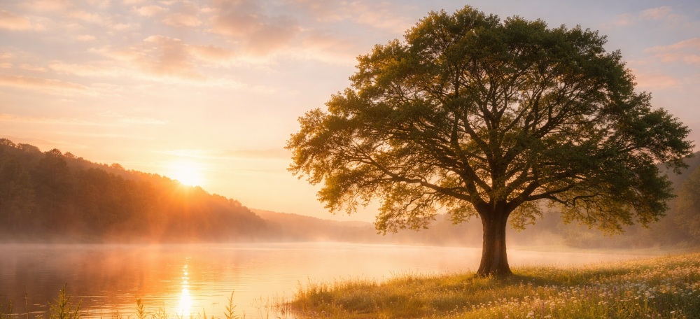 Vibrant garden with blooming flowers and butterflies in soft sunlight, creating a peaceful and uplifting scene associated with cremation services Colonie, NY