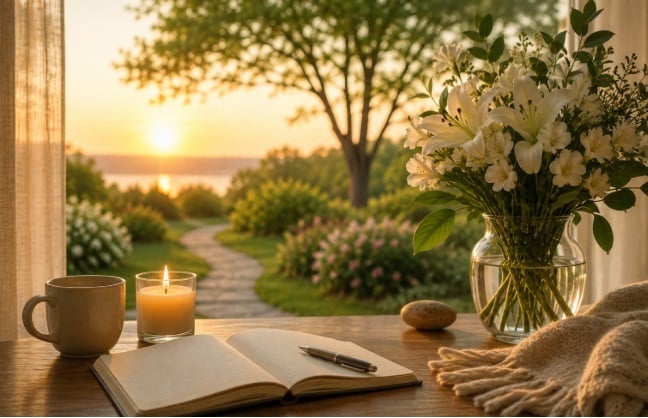 Peaceful memorial setting for cremation services Colonie, NY.