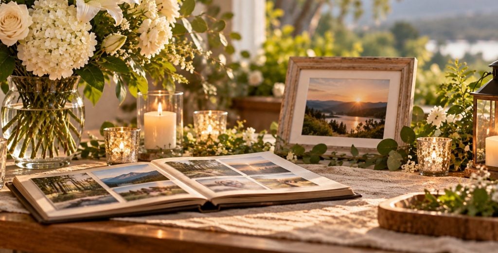 Warm remembrance setting representing cremation services Colonie, NY